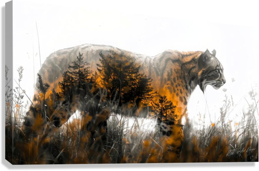 Wild Cat Prints Canvas Print