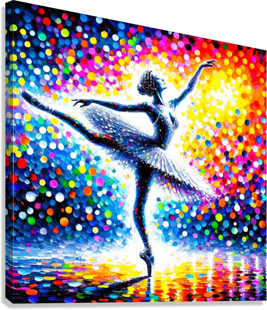 For The Love Of Ballet 19 Canvas Print