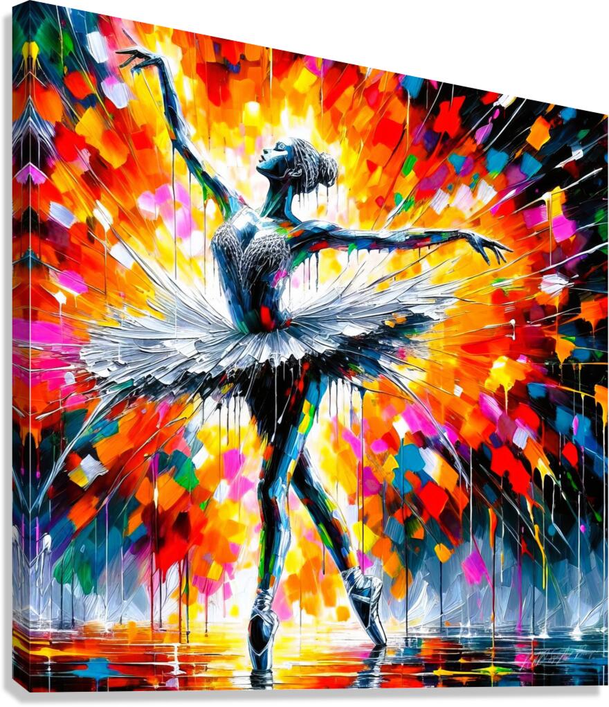 For The Love Of Ballet 18 Canvas Print