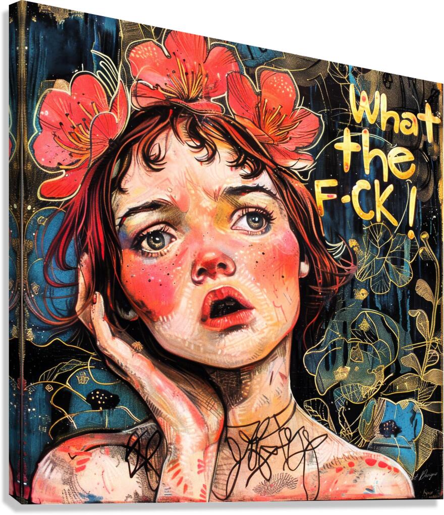 What The... Canvas Print