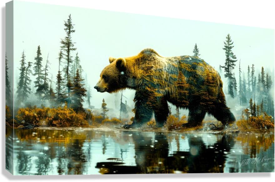 Bear River Canvas Print