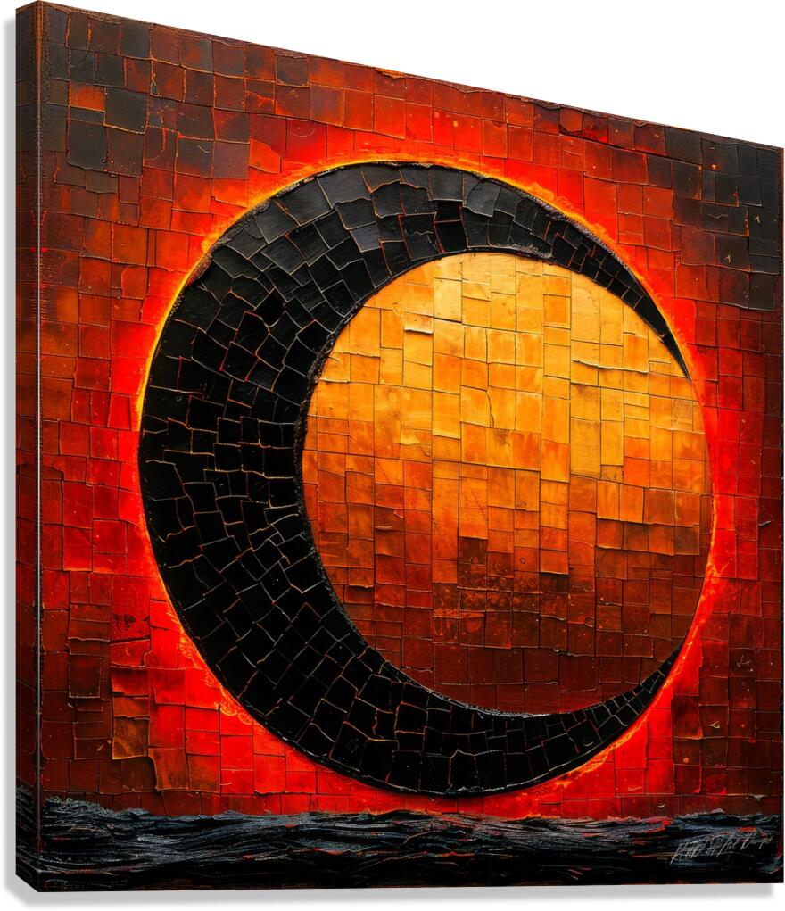 Eclipse Solar Canvas Print