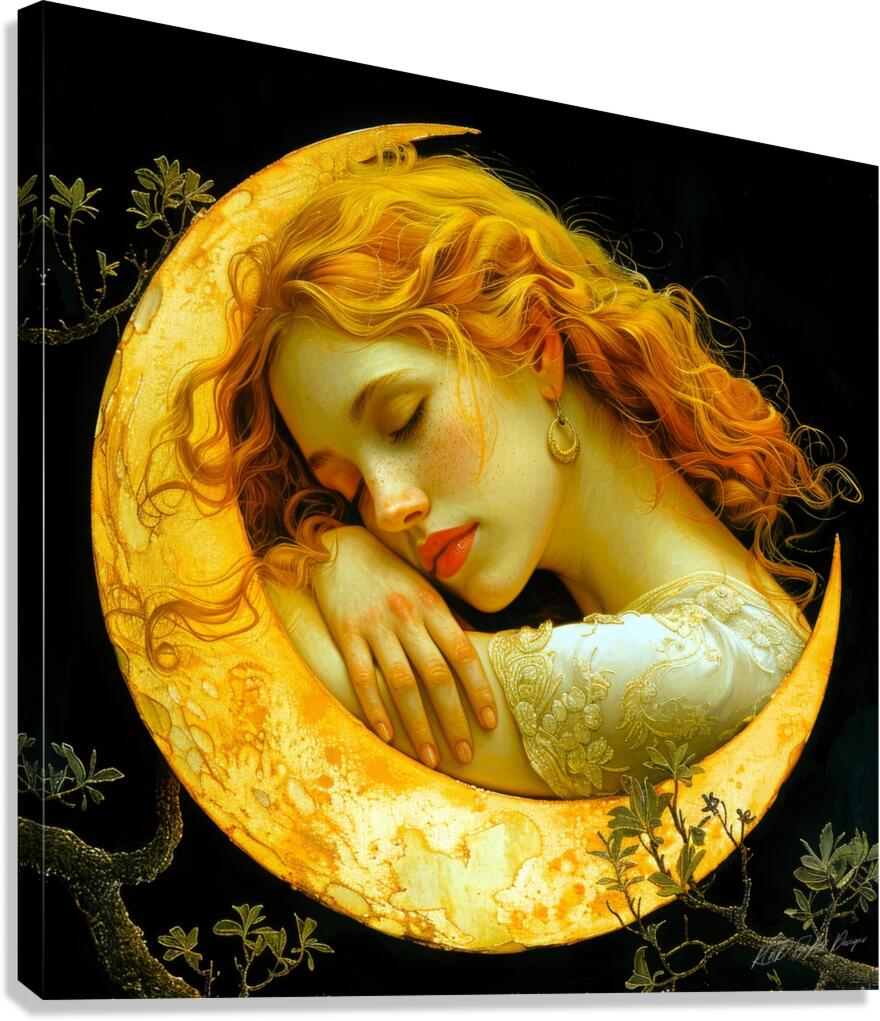 Lunar Lullaby Canvas Print