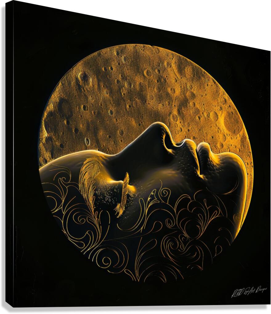 Lunar Phases Canvas Print