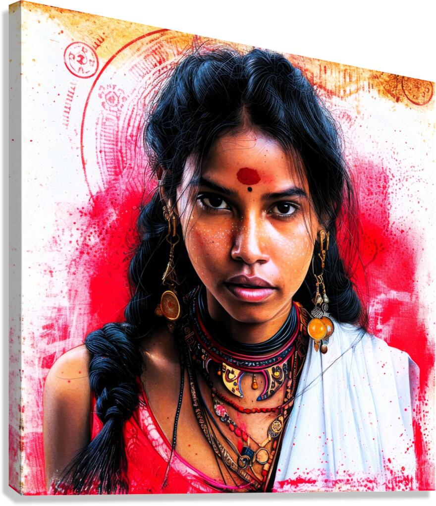 India Princess  Canvas Print