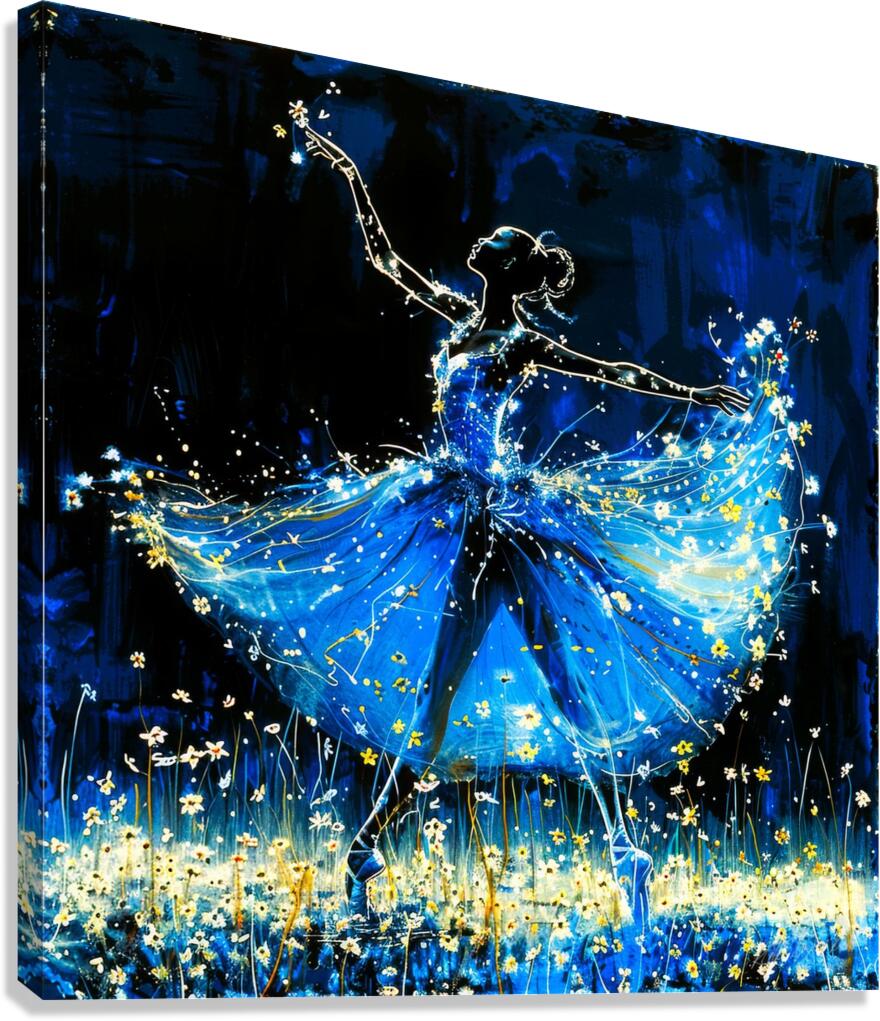 Ethereal Essence - Ballerina Magical Canvas Print