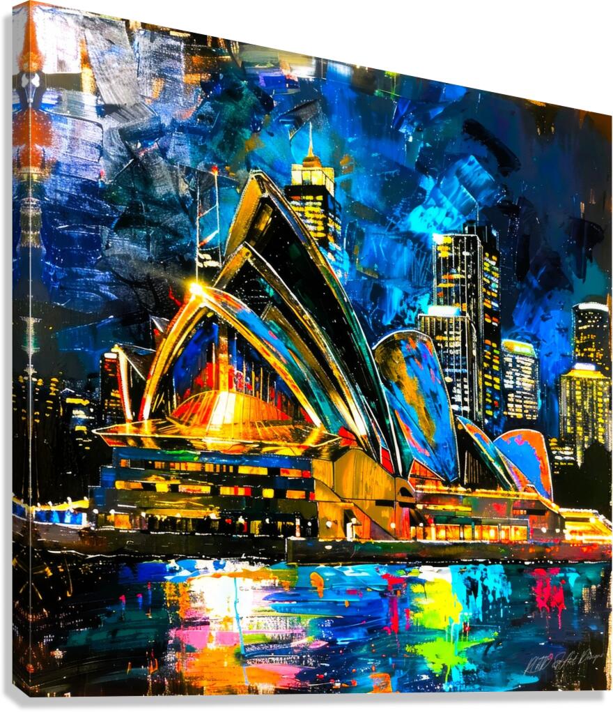Cityscape Australia - Sydney Opera House Canvas Print