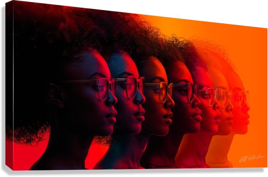 Solar Sisters - Lunar Beauty Canvas Print