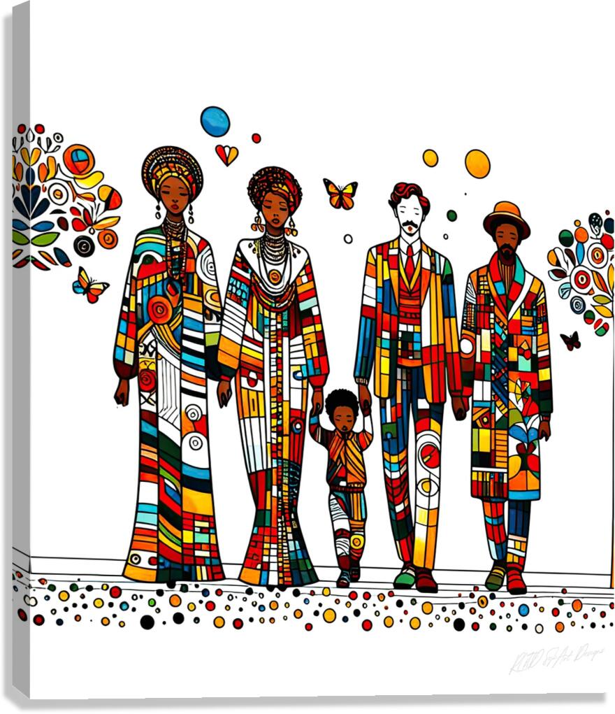 Family Unity Canvas Print