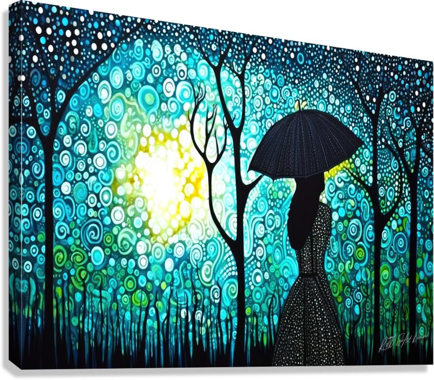 Walking In The Air  Canvas Print