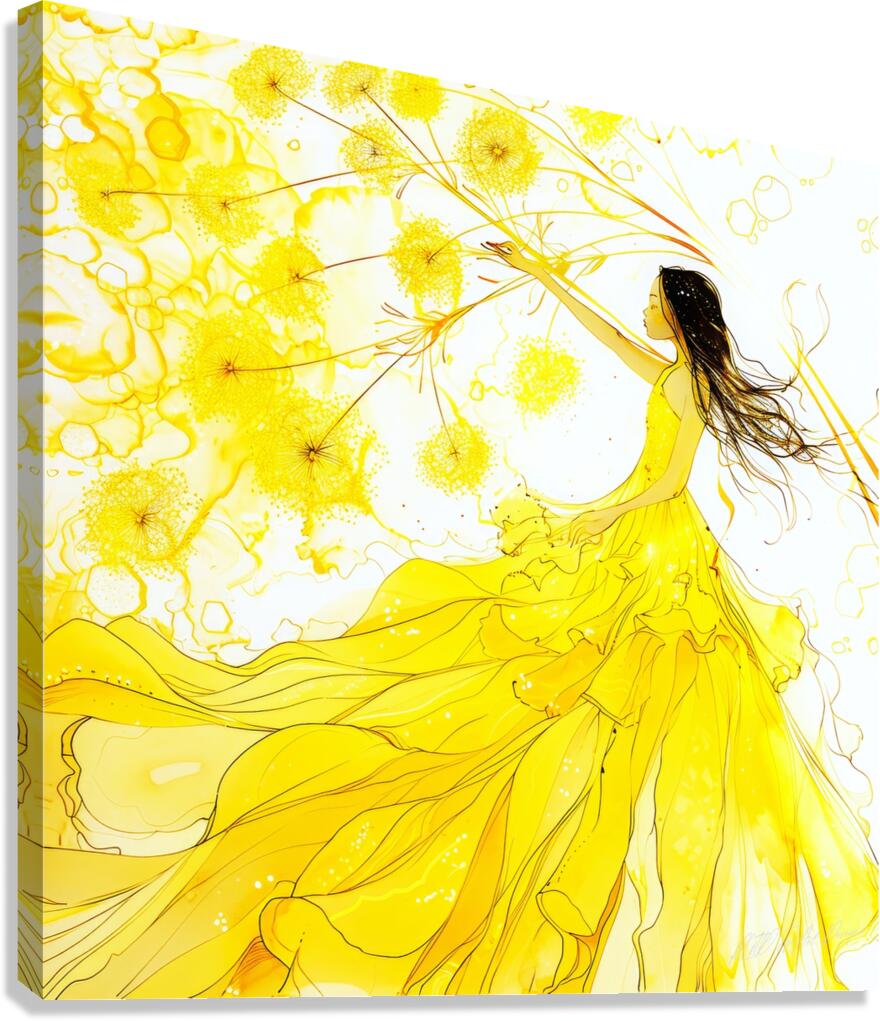Flower Light  Canvas Print