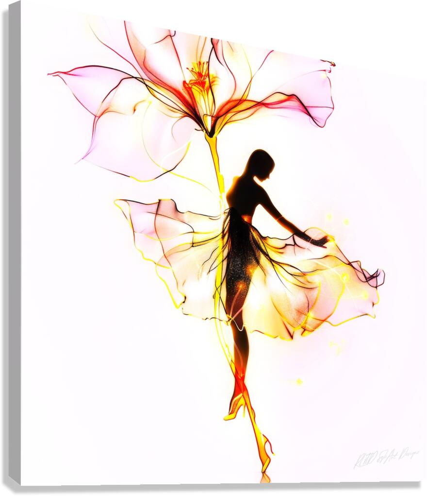 Flower Icon Canvas Print