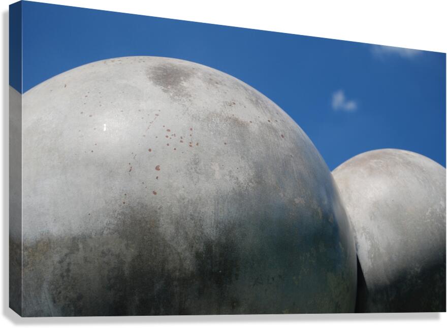 Sphere Sculpture Canvas Print