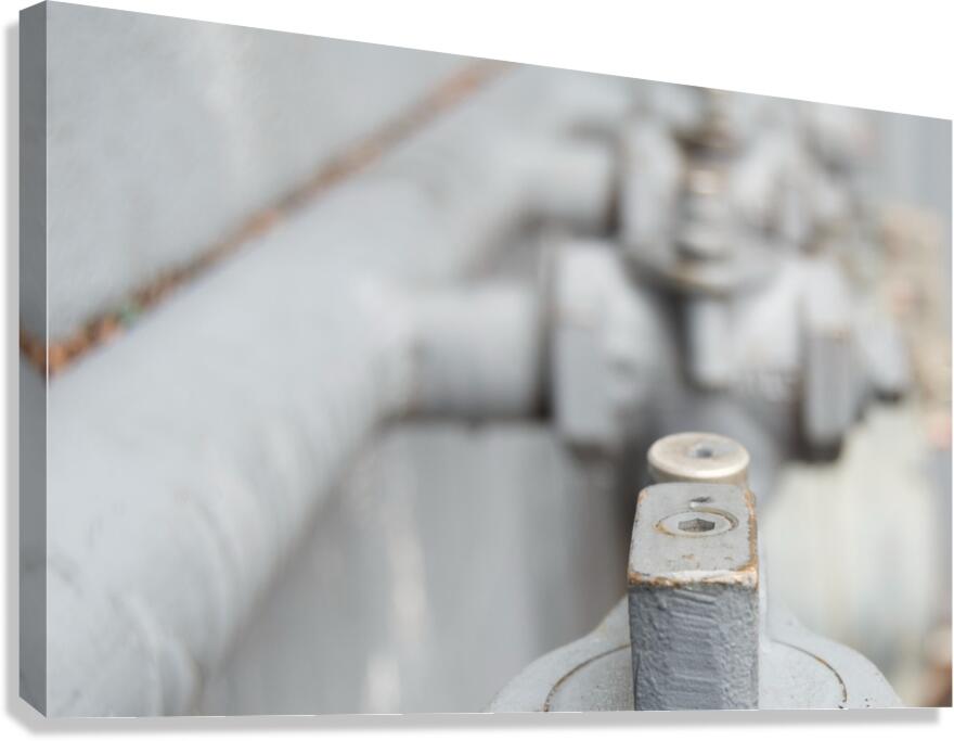Gas Valves Canvas Print
