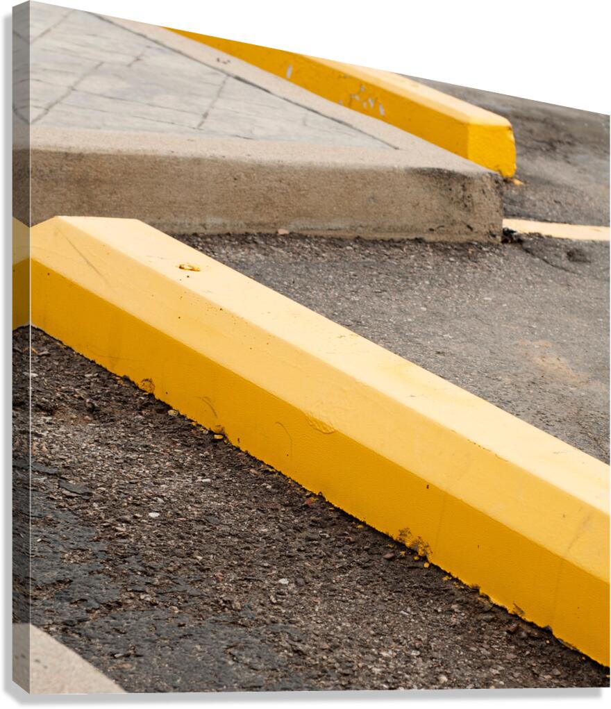 Parking Blocks Canvas Print