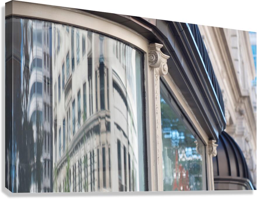 Curved Window Canvas Print