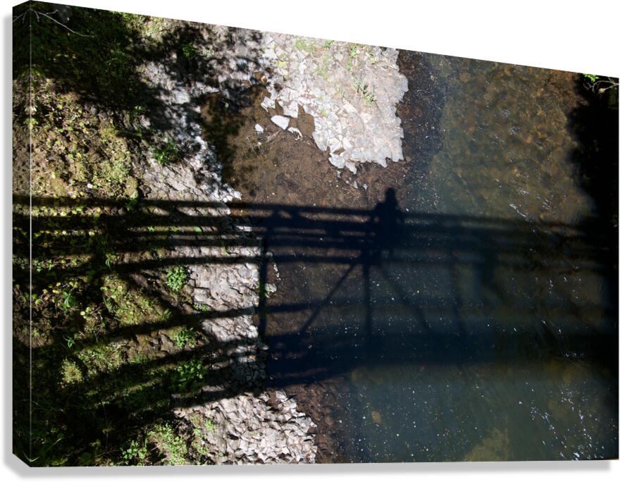 Bridge Shadow Canvas Print