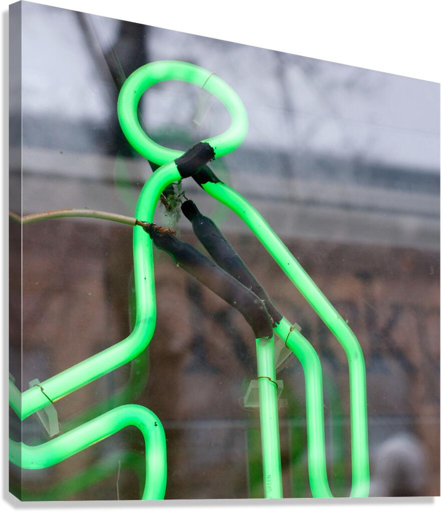 Neon Guy Canvas Print