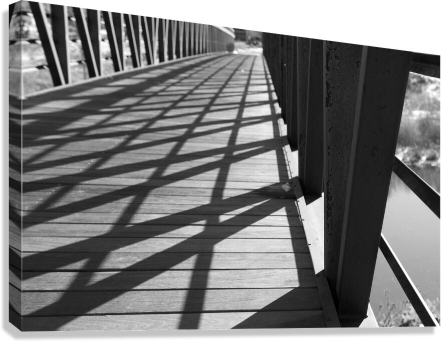 Bridge Shadows Canvas Print