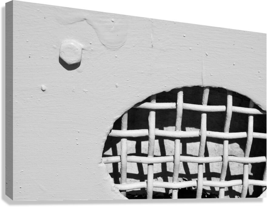 Oval Grate Canvas Print
