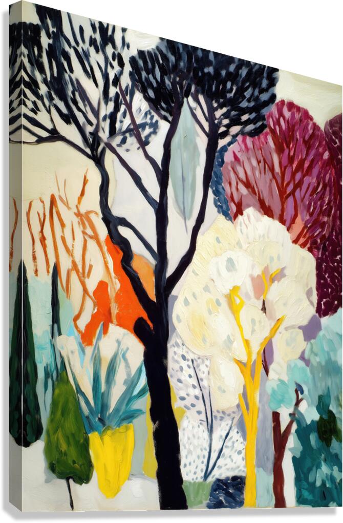 Dreamscape trees Canvas Print