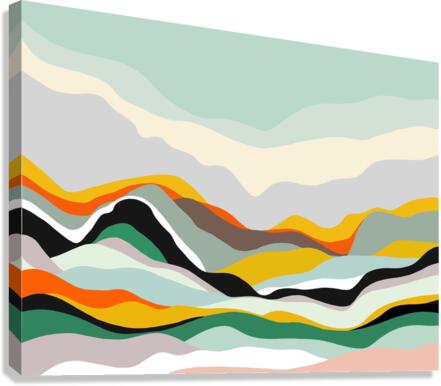 Abstract landscape Canvas Print