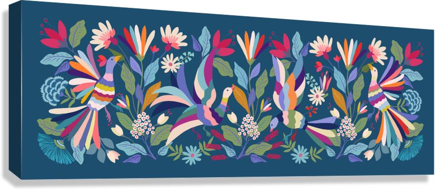 Dancing Birds Canvas Print