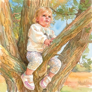 Girl On Tree cgi 2x