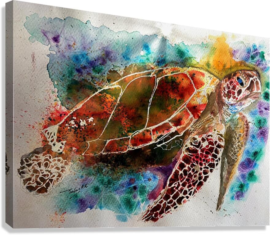 Sea Turtle 2 Canvas Print