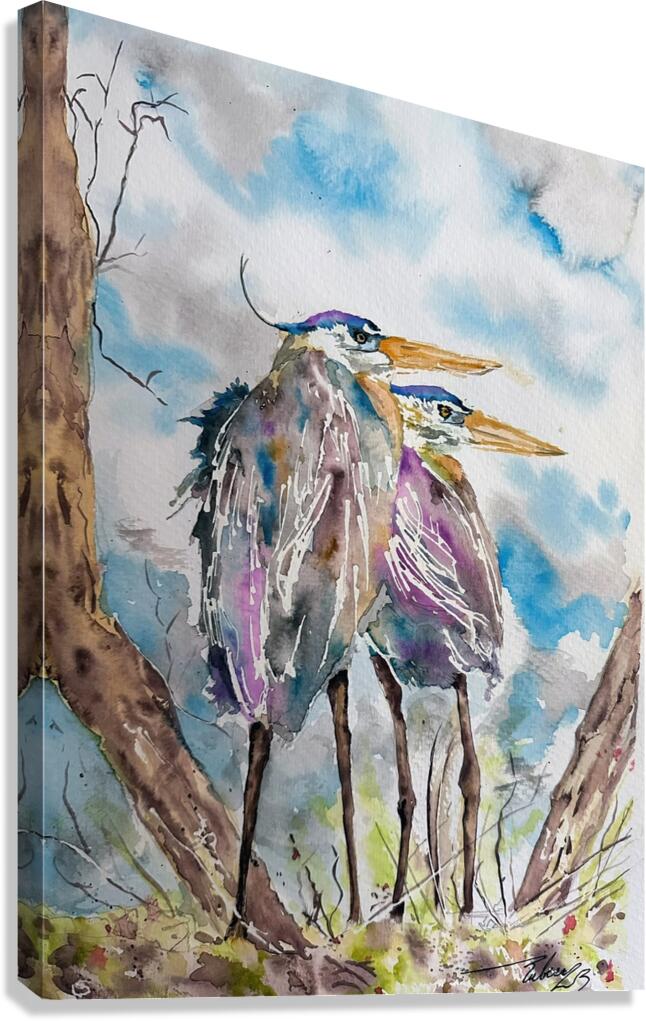 Herons Canvas Print