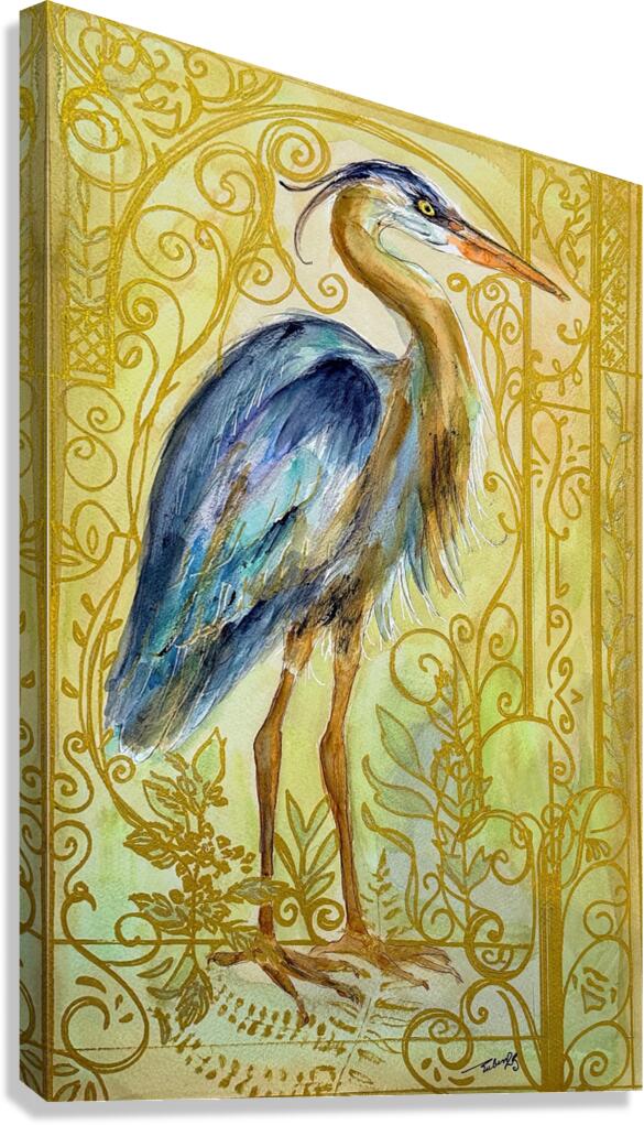 The Gilded Watcher Canvas Print