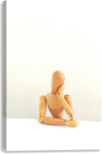Thinking Canvas Print