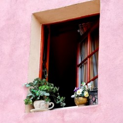 Window in Pink Wall