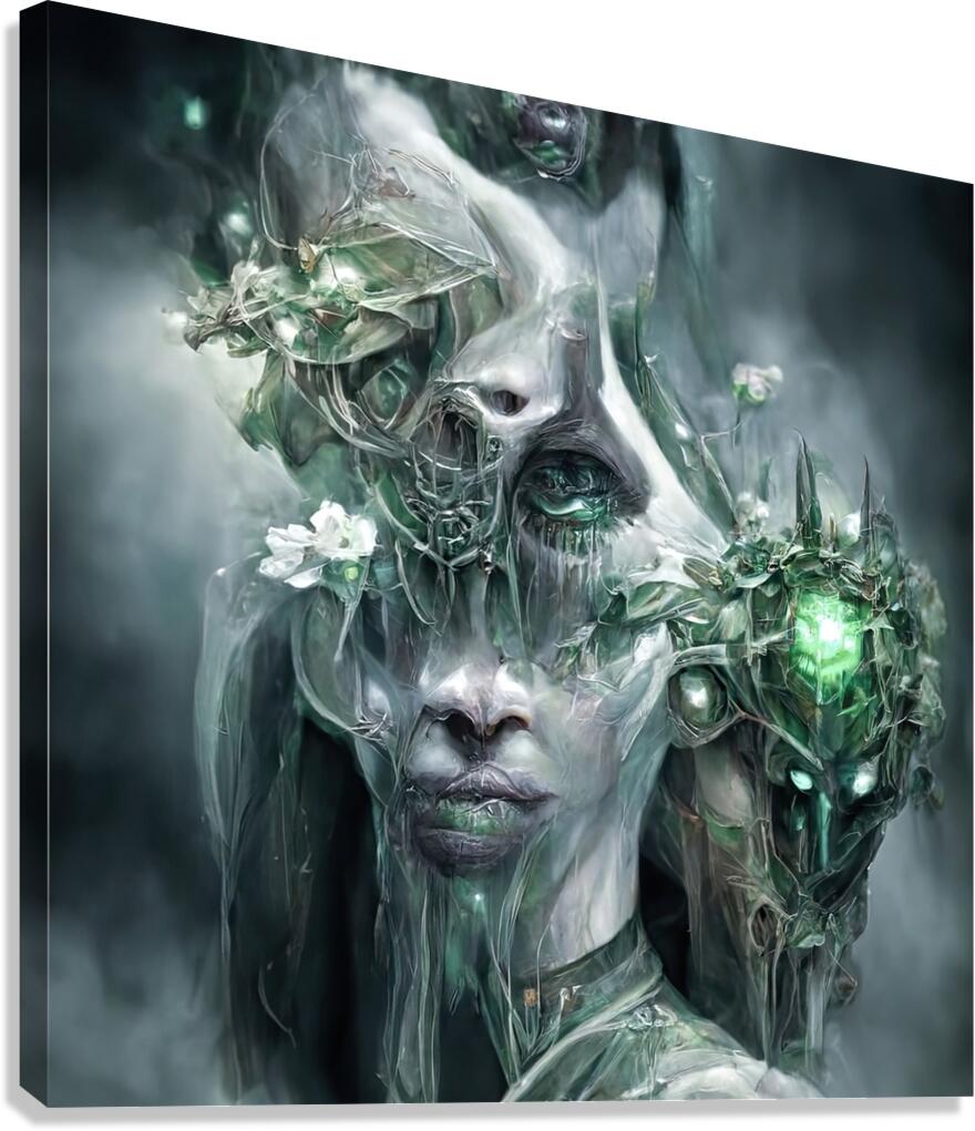 Necromancer III Canvas Print