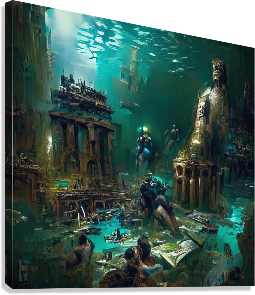 Atlantis I Canvas Print