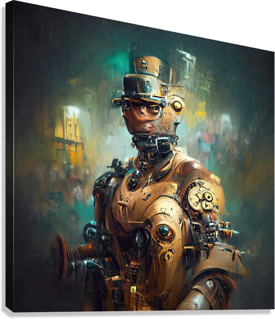 Robot II Canvas Print