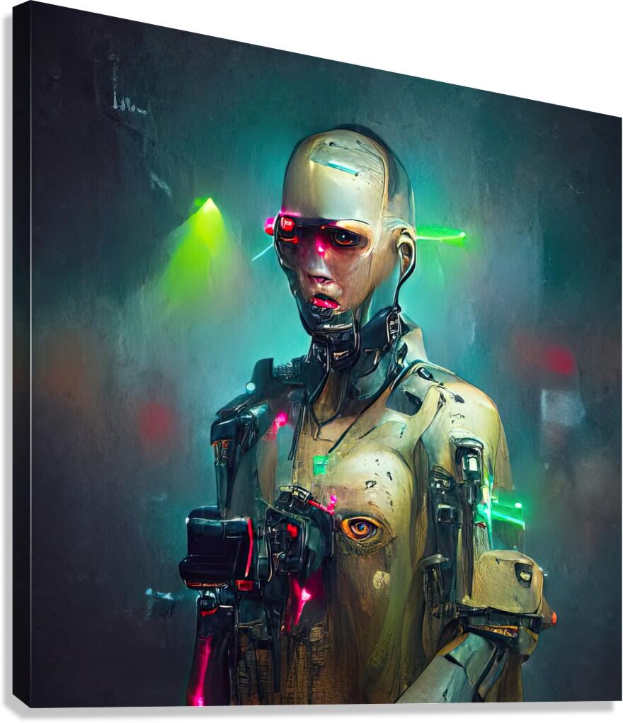 Robot III Canvas Print