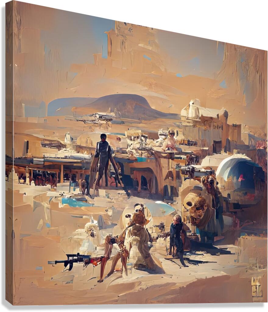 Mos Eisley I Canvas Print