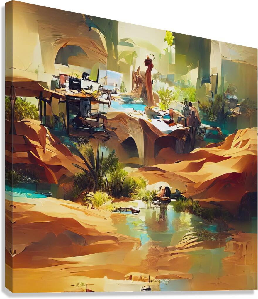 Oasis I Canvas Print