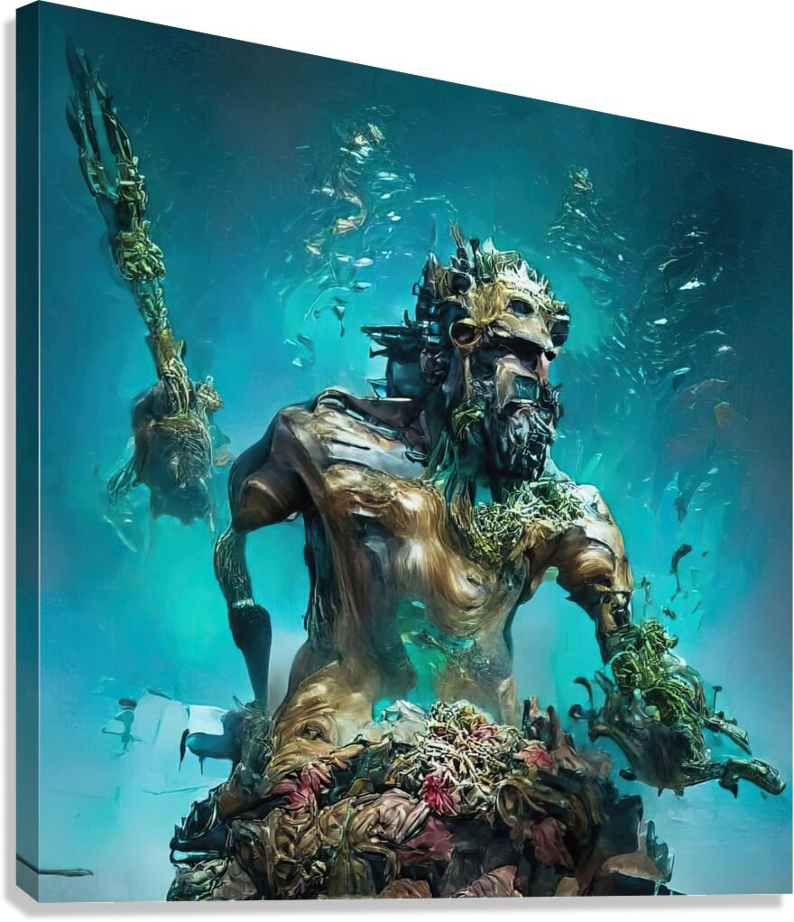 Poseidon Canvas Print
