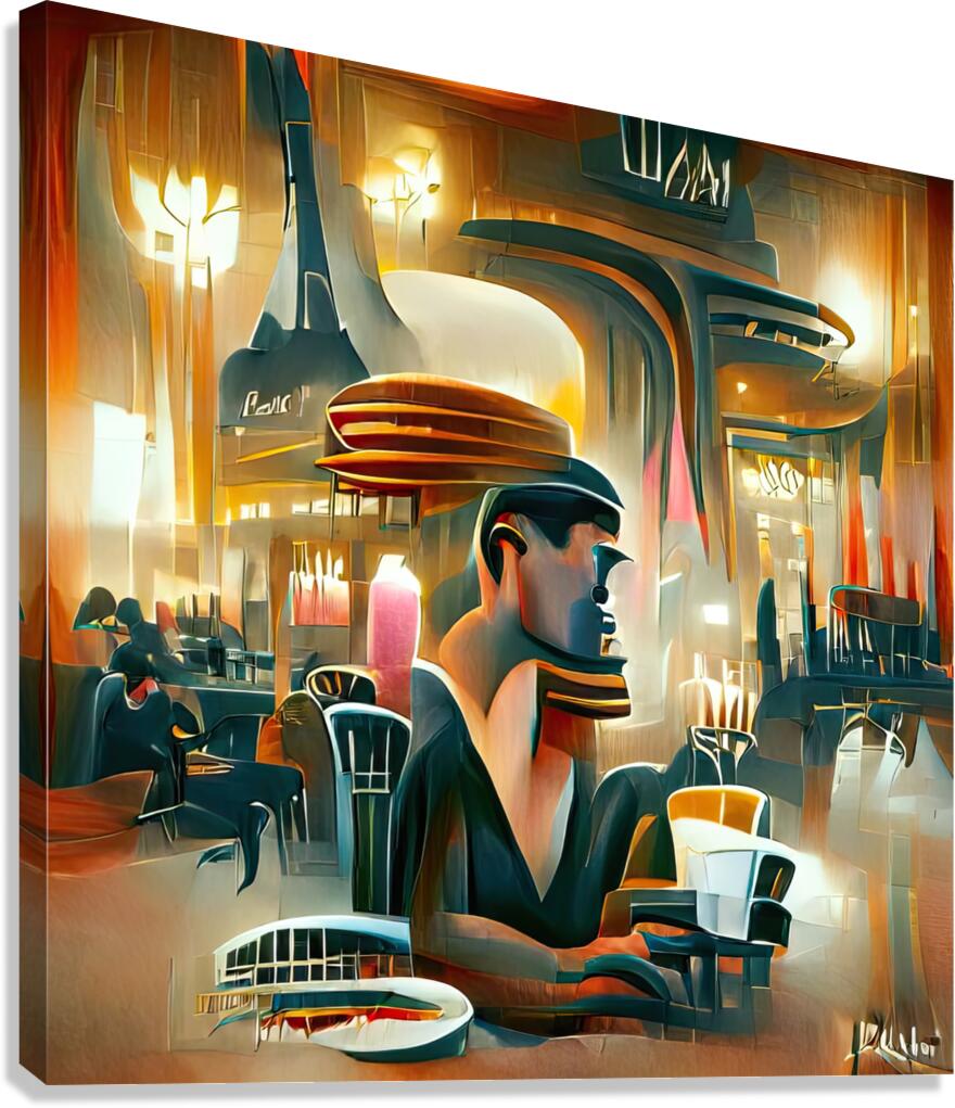 Cafe Canvas Print