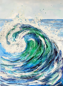 Blue Ocean Wave