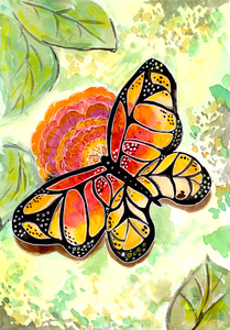 Butterfly and Flower