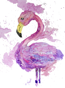 Purple Flamingo