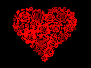 Red Roses Heart