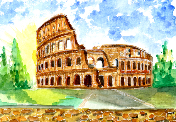 Rome Colosseum by Sebastian Grafmann