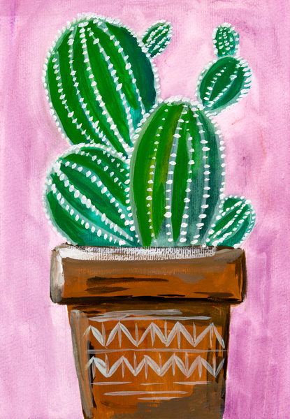 Summer Cactus Print