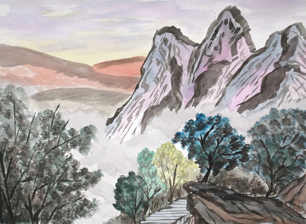 Mountain View Print