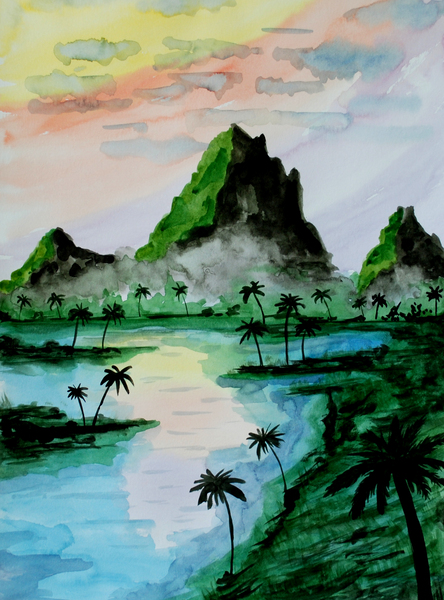 Sumatra Mountains Print