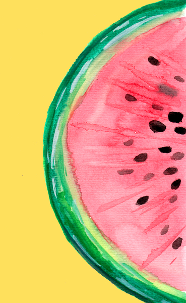 Watermelon Fruit Slice Print